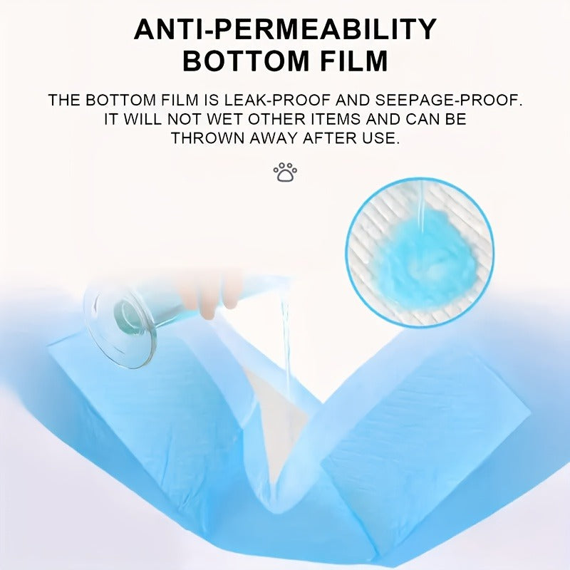 Dog Pee Pads Extra Large & 6X Thicker – Super Absorbent Puppy Training Pads, Quick-Dry & Leak-Proof, Odor Control, for Home & Camping, 50 / 100 / 200 Pads (23.62" or 28x34 Inch)