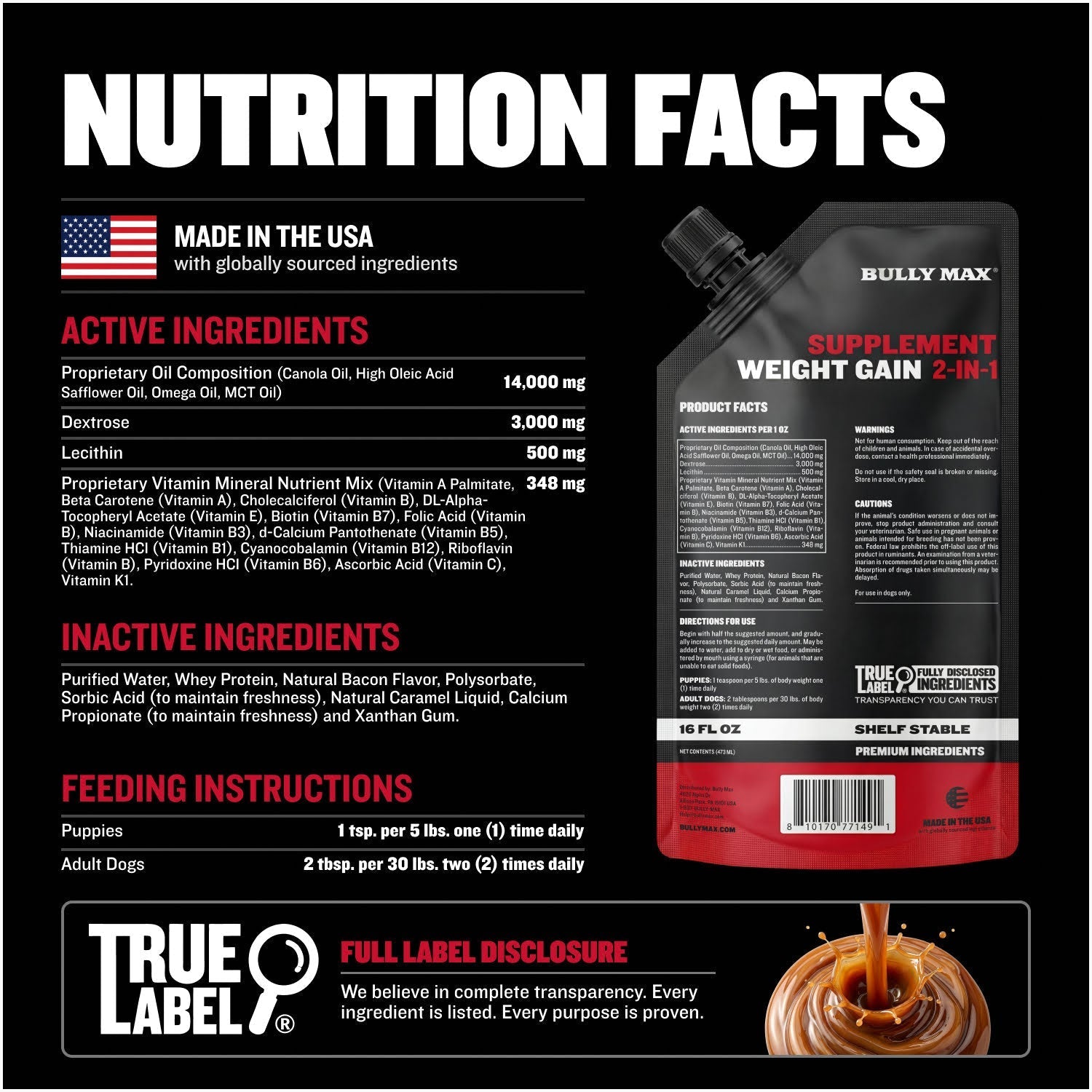 High-Calorie Liquid Dog Weight Supplement product image 6