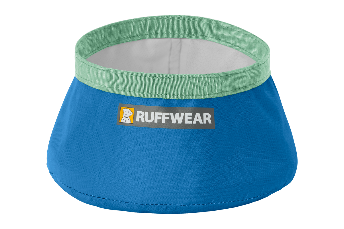 Ultralight Packable Dog Travel Bowl with 1-Liter Capacity and Integrated Pocket for Trail Water Breaks source image 1