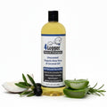 Unscented Organic Dog Shampoo for Sensitive Skin, Aloe-Based Concentrate in Three Bottle Sizes source image 1