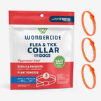 Flea and Tick Collar 12-Month Bundle for Dogs or Cats, Three Plant-Powered Collars with Up to 4 Months Each source image 1