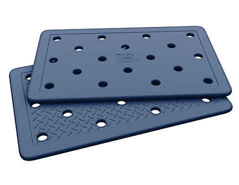 Waterproof Dog Kennel Mat, 28 x 18 Inch Shock-Absorbing Pad in Seven Colors for Crates and Sporting Travel source image 1