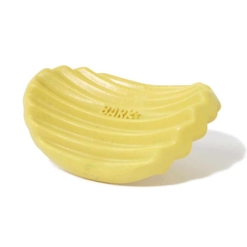 Nylon Dog Chew Toy Shaped Like a Potato Chip, Cheese-Scented Texture in Small and Medium/Large Sizes source image 1