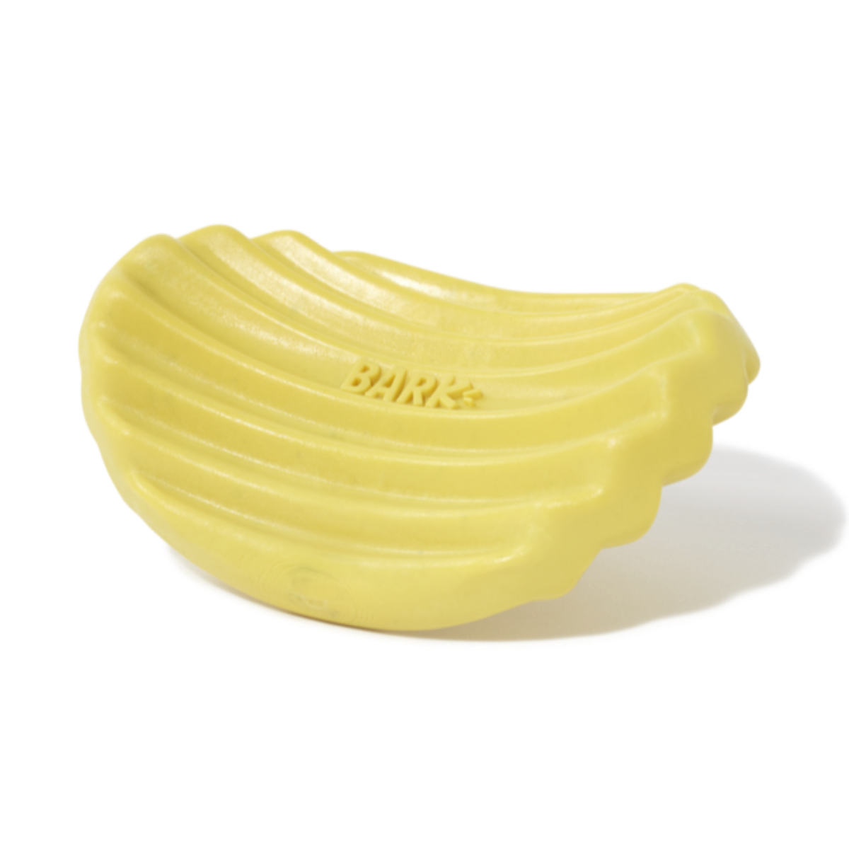 Nylon Dog Chew Toy Shaped Like a Potato Chip, Cheese-Scented Texture in Small and Medium/Large Sizes source image 1