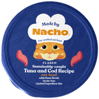 Tuna and Cod Wet Cat Food in Salmon Broth with Flaked Texture for Hydration and Complete Daily Nutrition product image 1