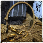 Lightweight Slip and Non-Slip Dog Training Collar with Solid Brass Hardware and Dual-Ring Control source image 1
