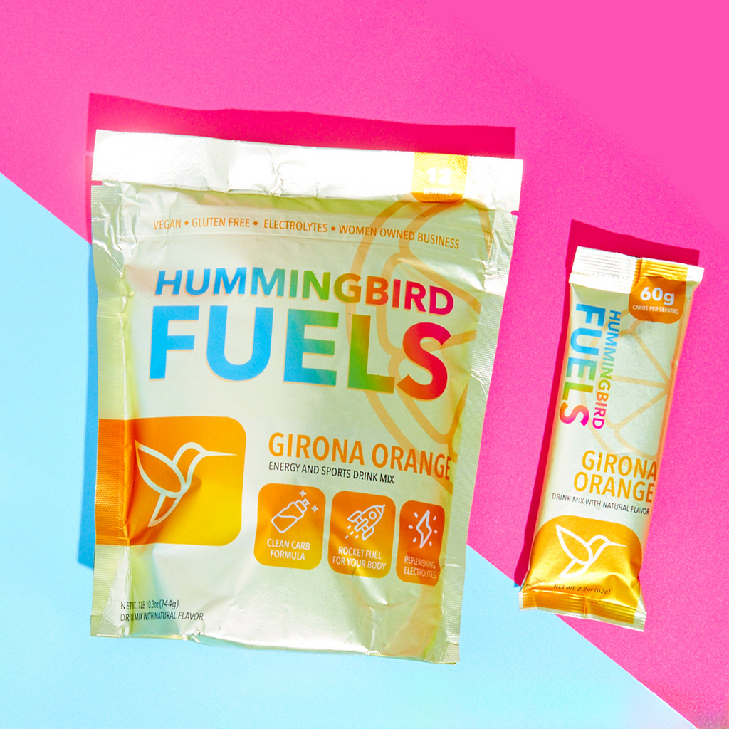 Sports Drink Mix in Girona Orange, Five-Ingredient High-Carbohydrate Electrolyte Fuel for Endurance Training source image 1