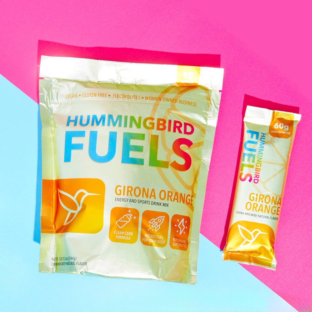 Sports Drink Mix in Girona Orange, Five-Ingredient High-Carbohydrate Electrolyte Fuel for Endurance Training source image 1
