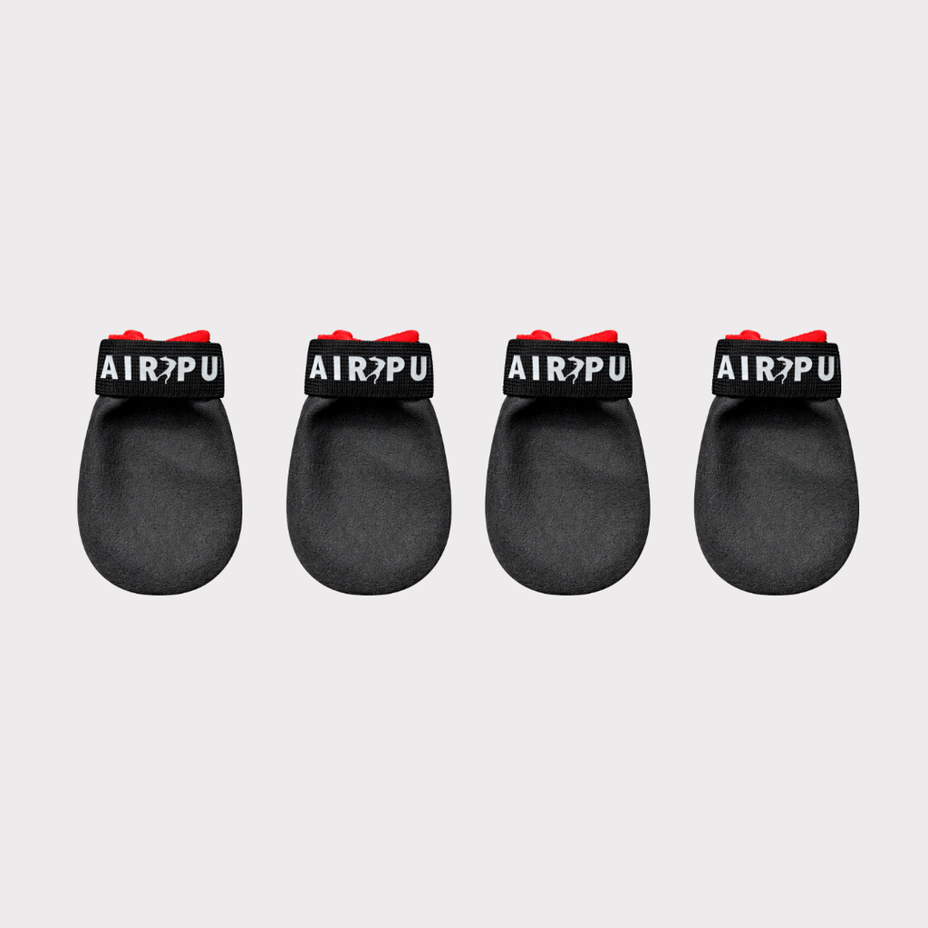 Flexible Dog Booties, Set of Four Water-Resistant Paw Protectors for Hot Pavement, Trails and Winter Walks source image 1