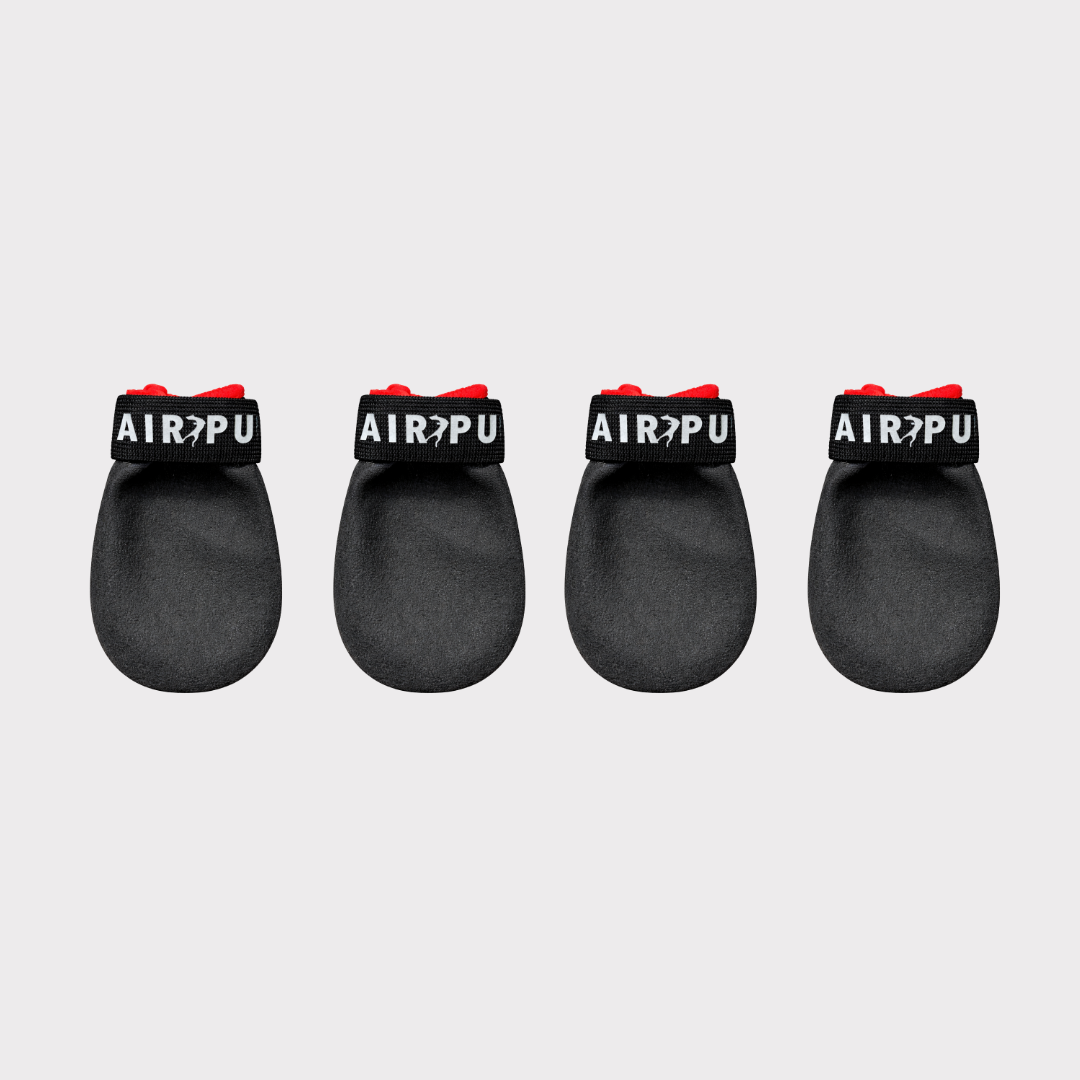 Flexible Dog Booties, Set of Four Water-Resistant Paw Protectors for Hot Pavement, Trails and Winter Walks source image 1