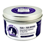 Flea and Tick Meal Topper for Dogs and Cats, Daily Functional Mushroom Powder in 75 g Tin and Refill Pouches source image 1