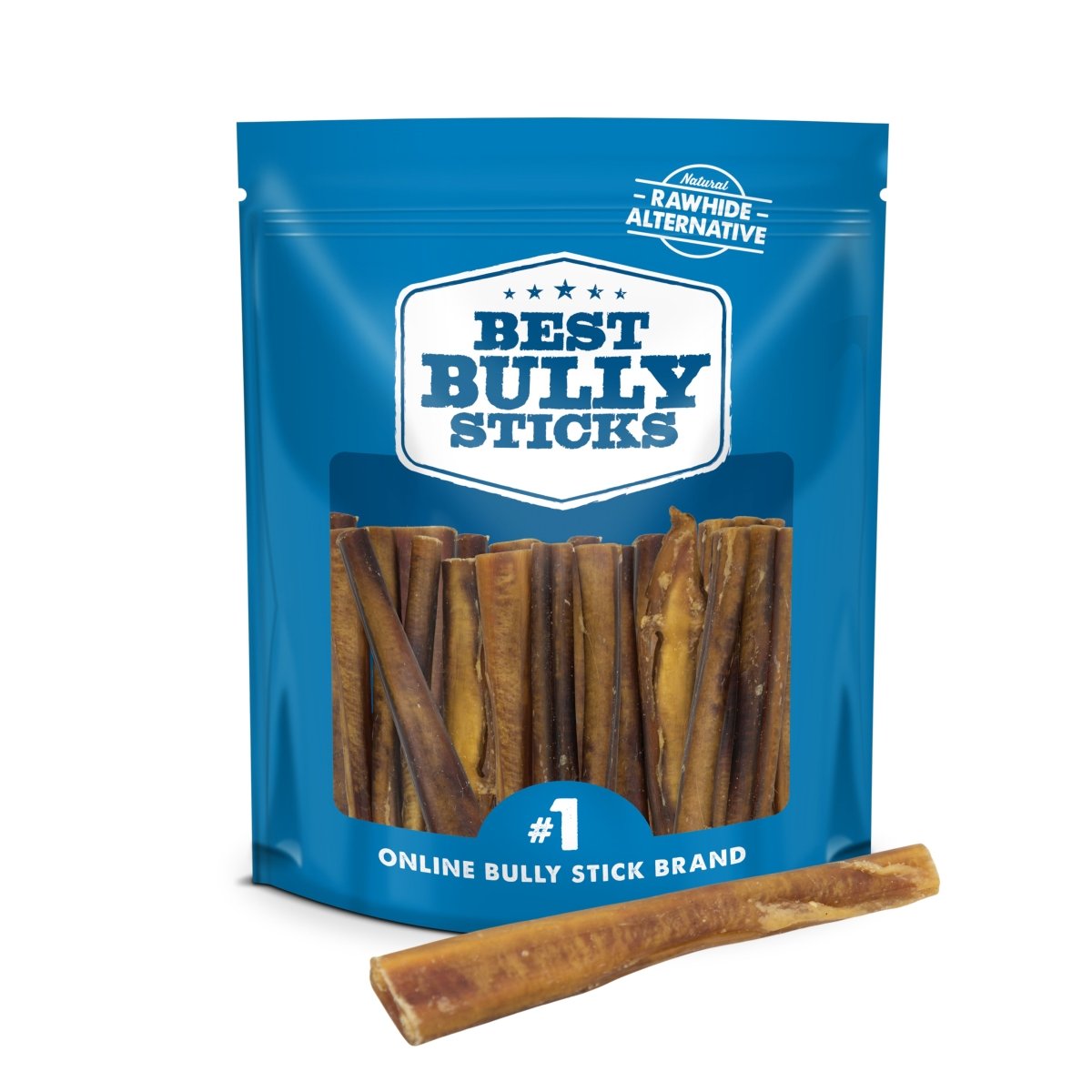 Six-Inch Thick Odor-Free Bully Sticks, Single-Ingredient Beef Chews for Medium and Strong Chewers source image 1