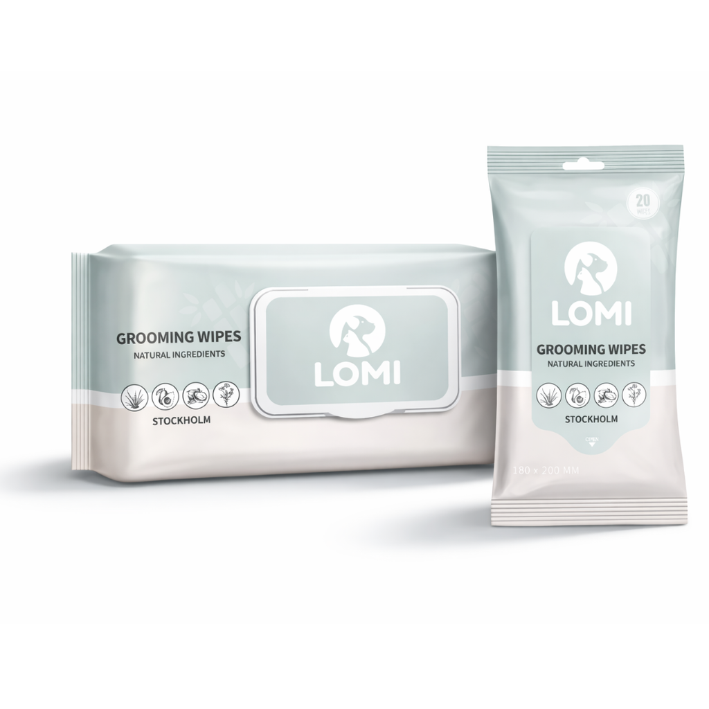 Bamboo Pet Grooming Wipes for Dogs and Cats, Aloe Vera and Chamomile Formula in Travel and Premium Packs source image 1