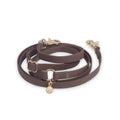 Hands-Free Dog Leash in Espresso Brown, Four Convertible Carry Modes in Standard and Wide Widths source image 1