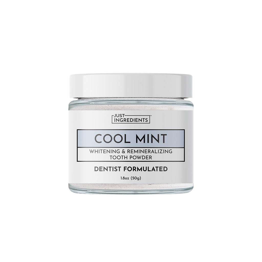 Mint Remineralizing Tooth Powder with Hydroxyapatite for Twice-Daily Cleaning in a 2 oz Jar product image 1