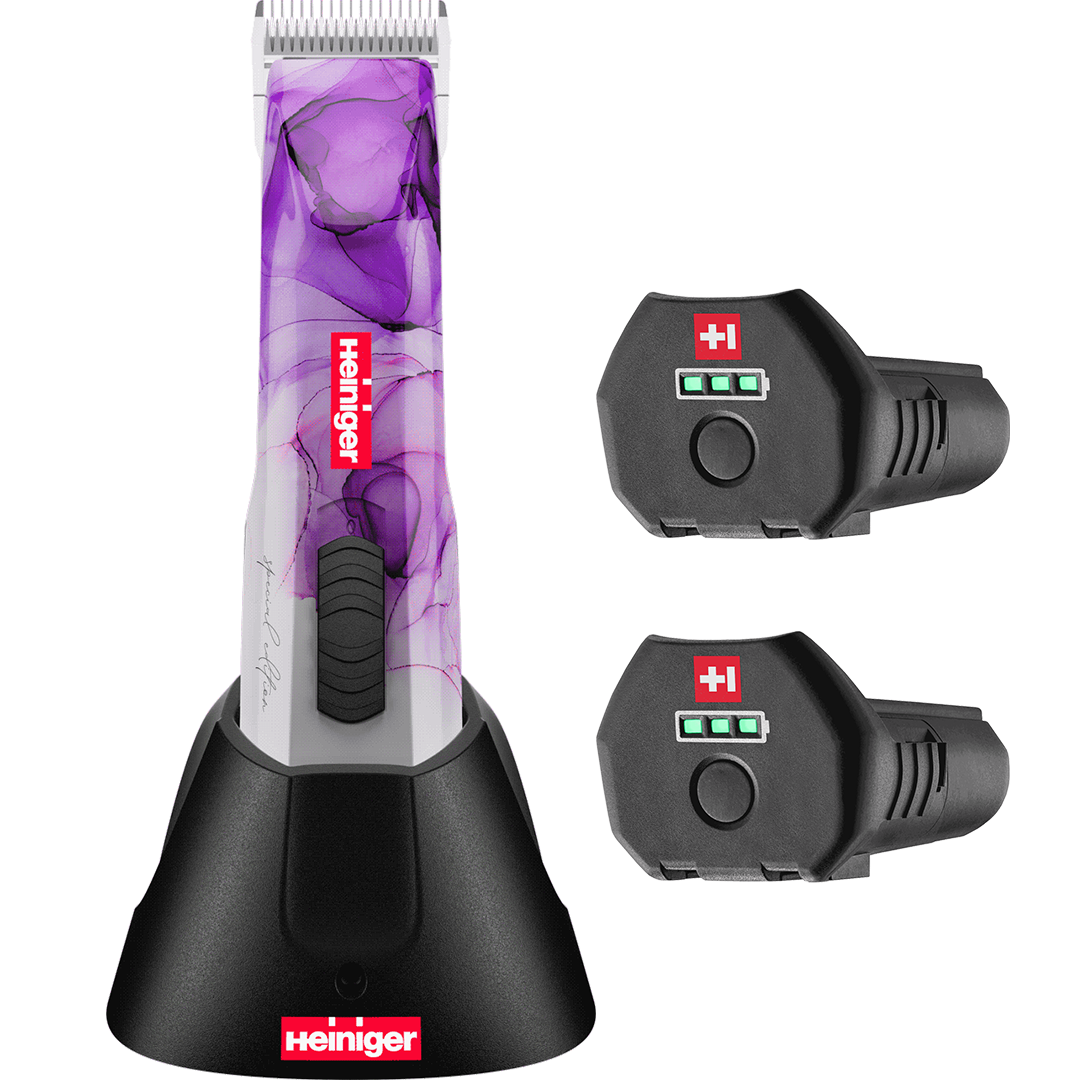 Cordless Pet Grooming Clipper, Two-Speed Brushless Motor, Two Batteries, Number 10 Blade and US Plug source image 1