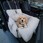 Pet Car Seat and Carrier for Dogs or Cats up to 25 lb, Water-Resistant Oxford Seat with Removable Cushion source image 1