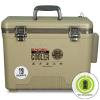 19 Quart Live Bait Cooler, USB-C Rechargeable Aerator and Stainless Hardware for Fishing Trips source image 1