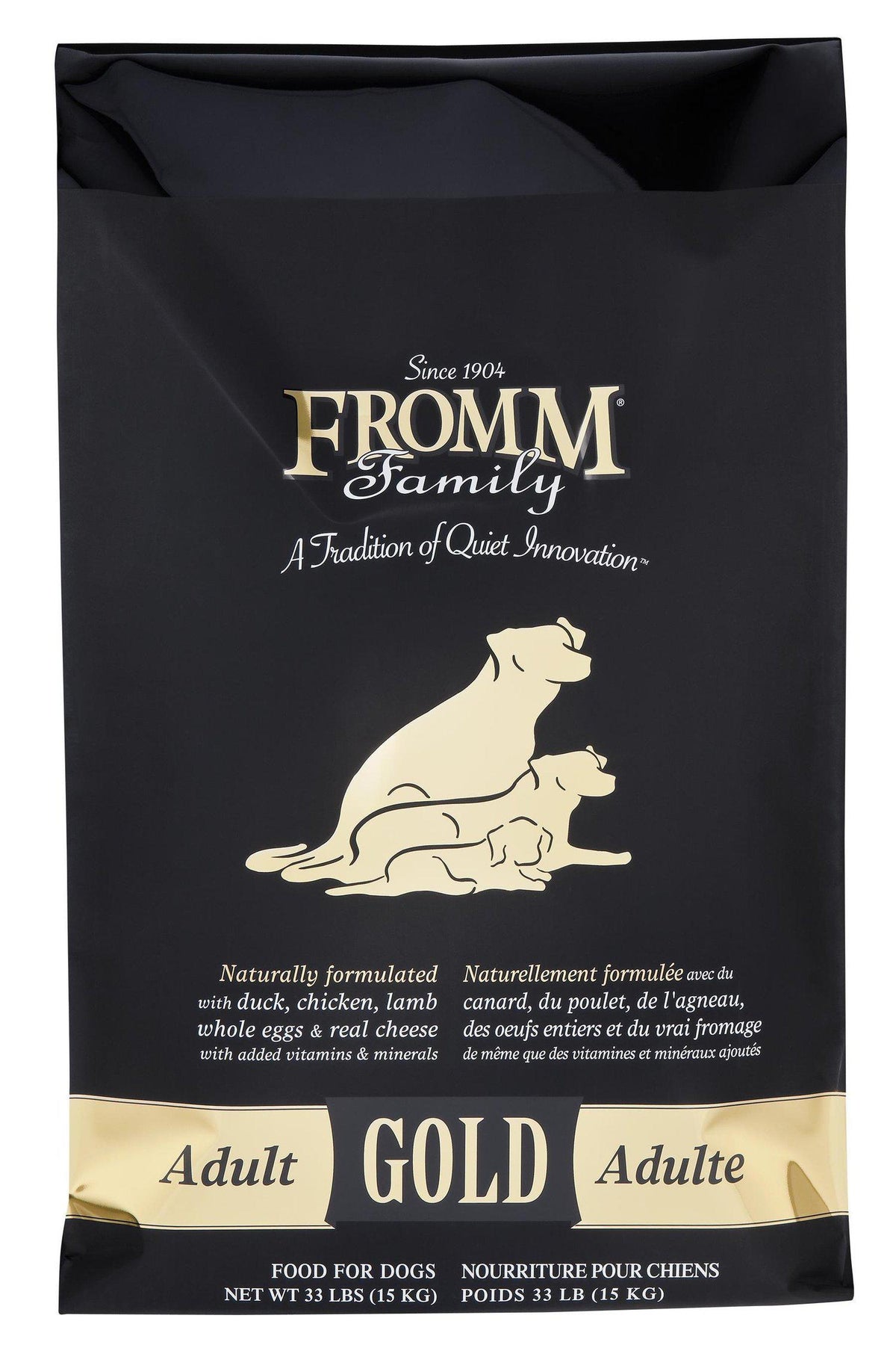 Chicken and Brown Rice Dry Dog Food, Grain-Inclusive Adult Recipe with Probiotics in Three Bag Sizes source image 1