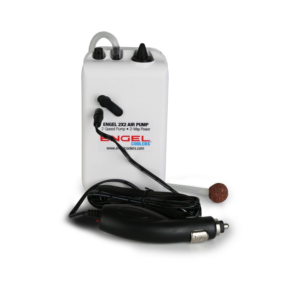 Portable Live Bait Aerator Pump, Two-Speed Oxygen Support for Buckets and Coolers on the Go source image 1