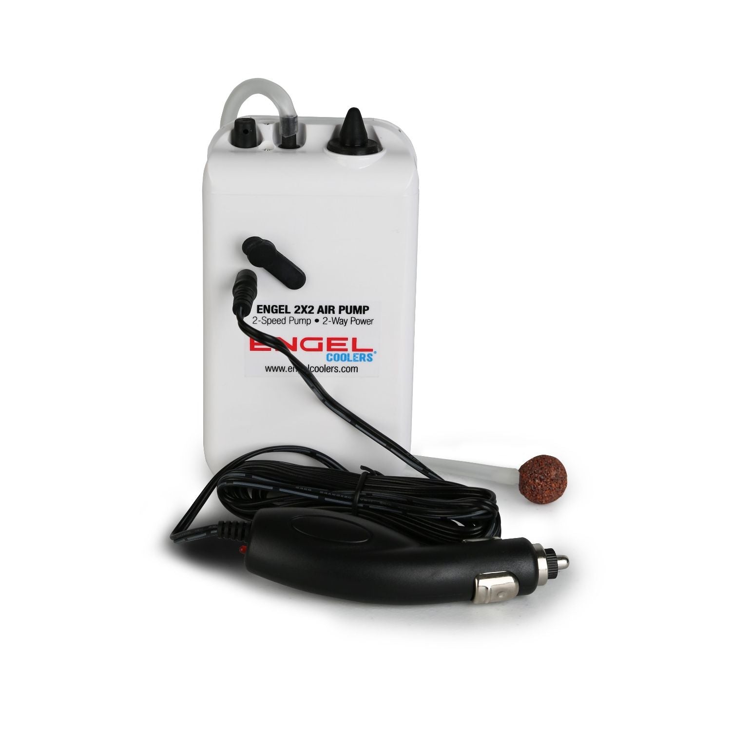Portable Live Bait Aerator Pump, Two-Speed Oxygen Support for Buckets and Coolers on the Go source image 1