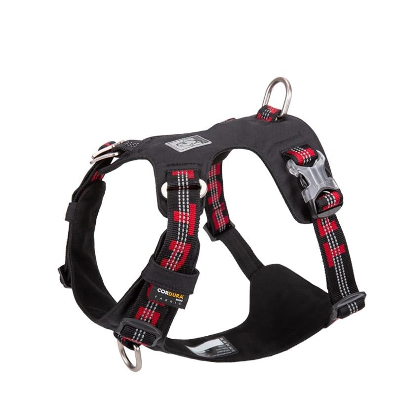 Lightweight No Pull Dog Harness, Reflective Adjustable Walking Vest in Three Colors and XXS to XL Sizes source image 1