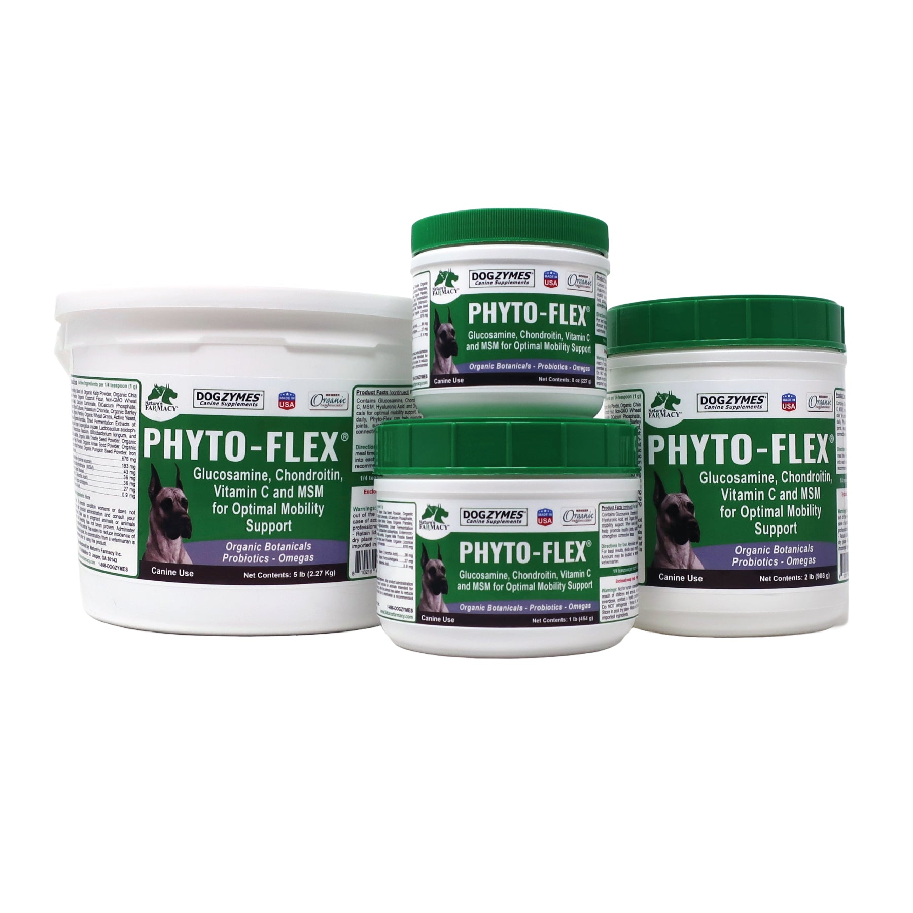 Dog Joint Support Supplement for Daily Mobility, Glucosamine and MSM Powder or Capsule Formats source image 1