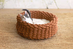 Handwoven Cat Nest Bed, Adjustable Velvety Knotted Design in Five Neutral and Earth-Tone Colors source image 1