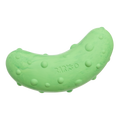 Natural Rubber Pickle Dog Toy for Gnawing and Fetch Play, Squeaky Wobble Design in Three Sizes source image 1