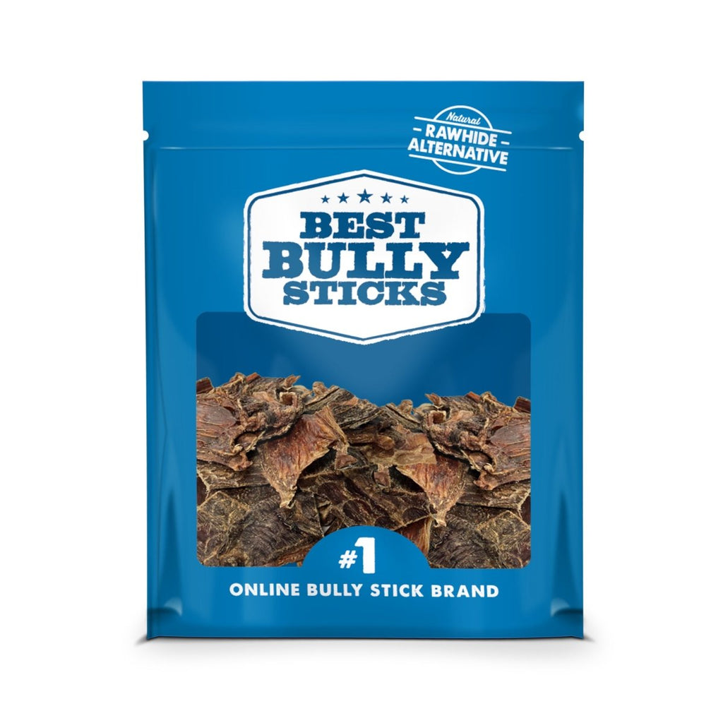 Dog Jerky Chews Made from Beef Gullet, 1 lb Bite-Size Treats for Daily Rewards and Joint-Focused Care source image 1
