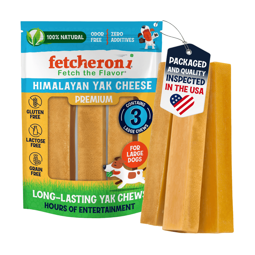 Himalayan Yak Cheese Dog Chews, Three-Ingredient Long-Lasting Milk Sticks in 3-Pack, 5-Pack or 3 lb Sizes source image 1