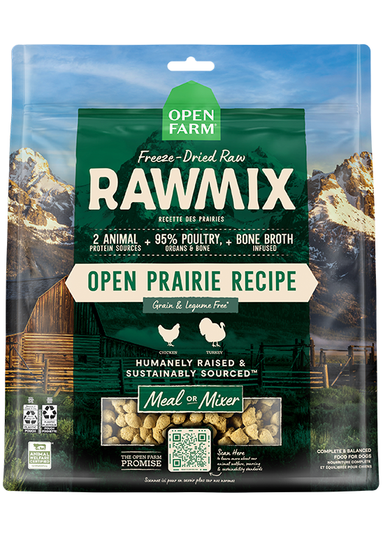 Freeze-Dried Raw Dog Food Morsels, 13.5 oz Chicken and Turkey Recipe for Complete Meals or Toppers source image 1