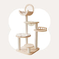 Transformable Cat Tree for Large Cats, Modular Tower with Hammock and Three Flexible Layouts for Multi-Cat Homes source image 1