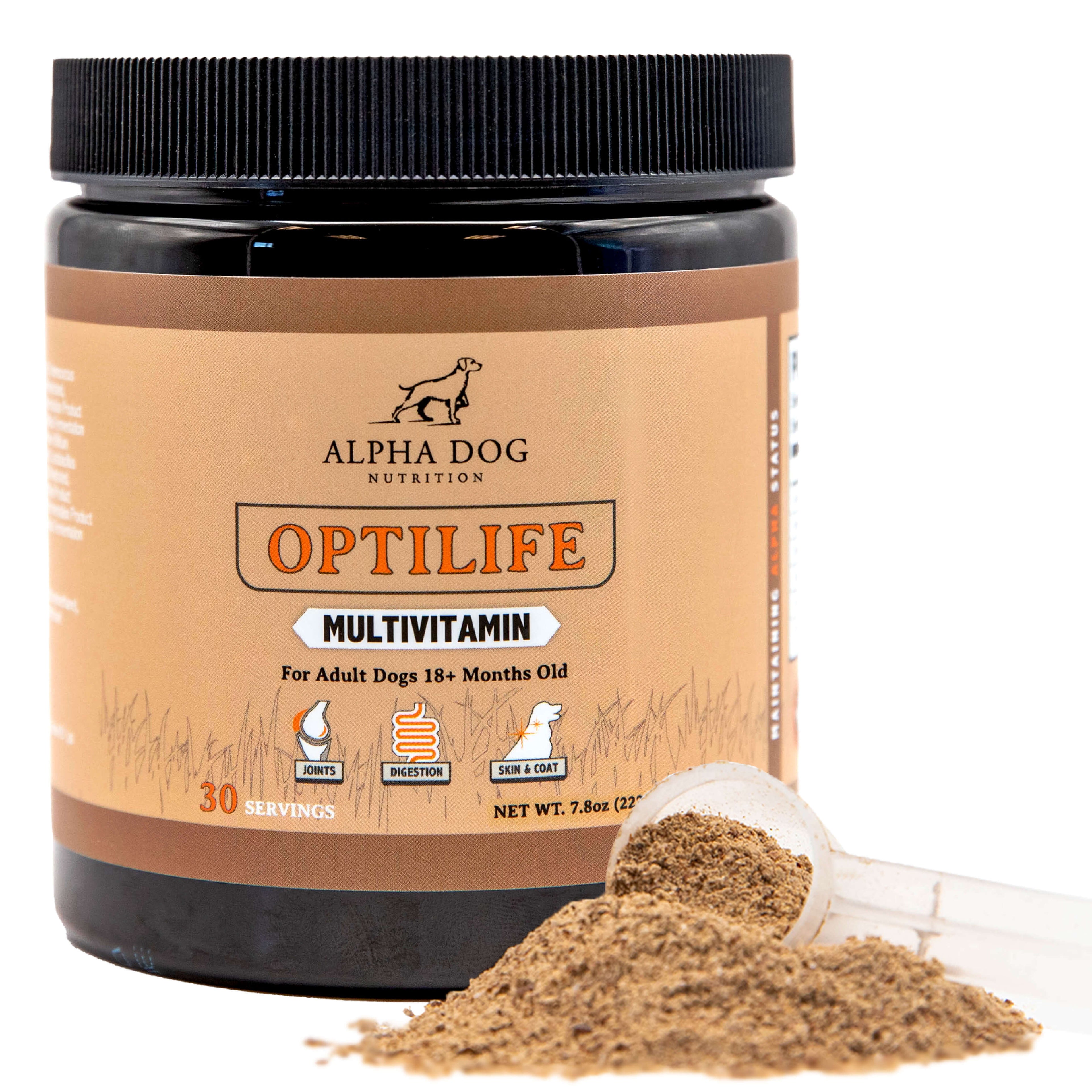 Whole-Food Adult Dog Multivitamin Powder for Daily Joint, Digestion, Immune and Skin Support source image 1