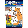 Interactive Cat Teaser Toy with Spring Steel Wire and Rolled Cardboard Lure for Supervised Play source image 1