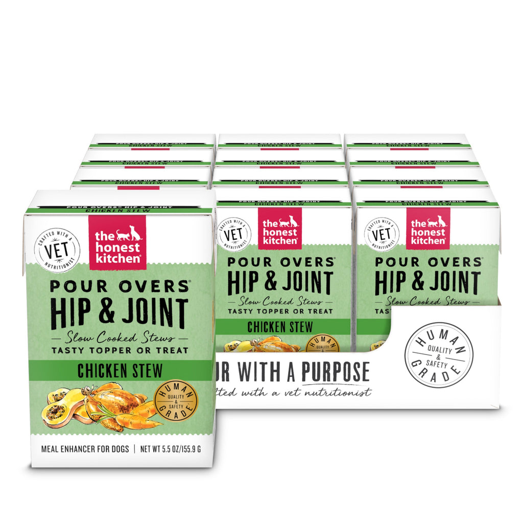 Chicken Stew Dog Food Topper for Daily Hip and Joint Support, Human-Grade 5.5 oz Twelve-Pack source image 1