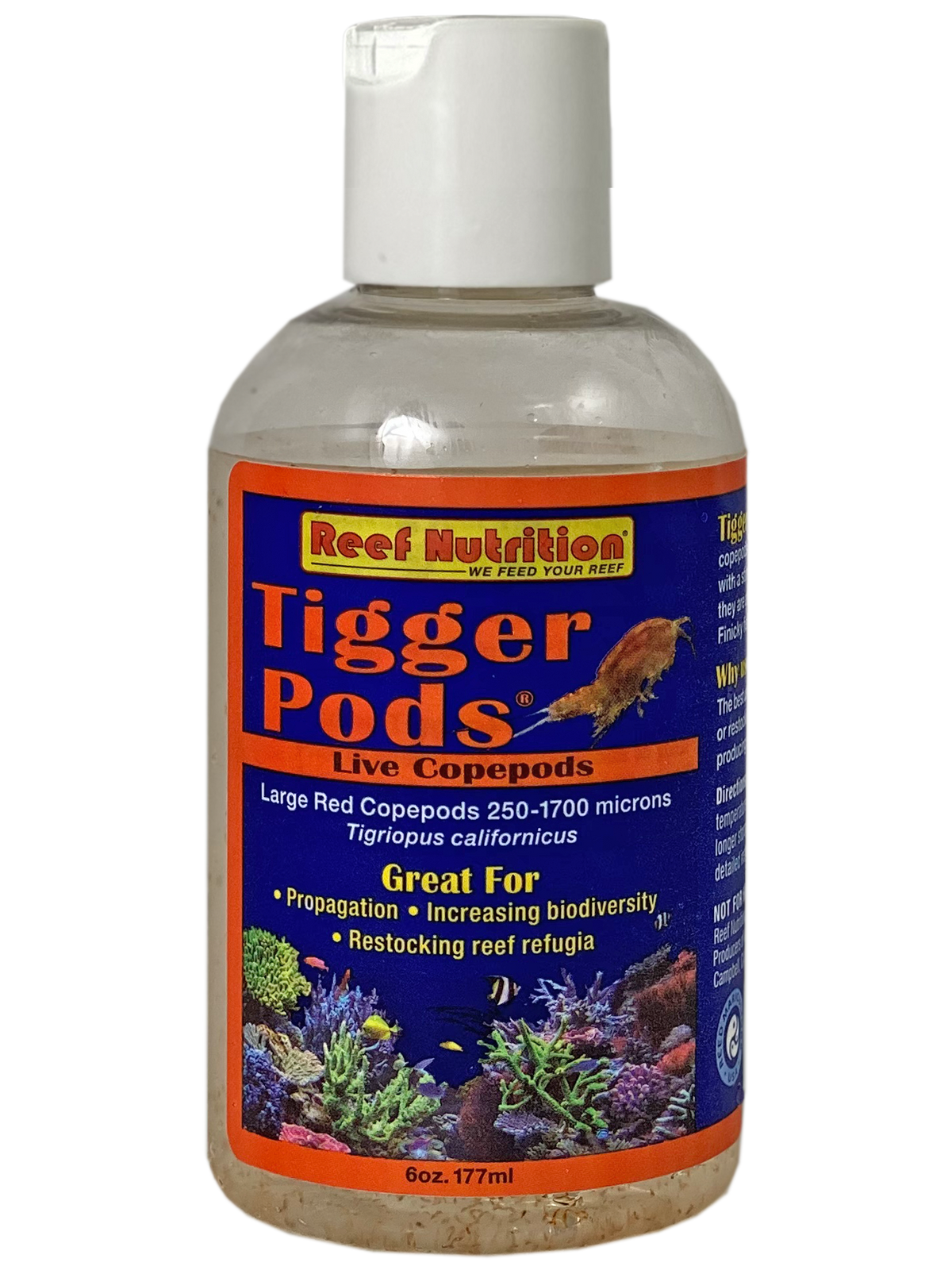 Live Copepod Concentrate for Marine Aquariums, Six-Ounce Culture for Reef Tanks and Live Feeding source image 1