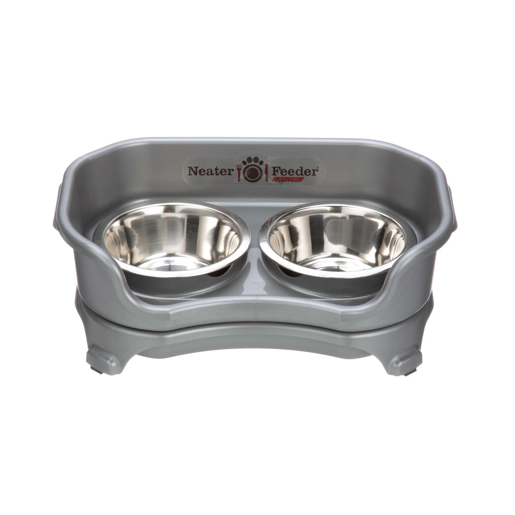 Elevated Mess-Proof Pet Feeding Station, Spill-Containment Design and Dishwasher-Safe Stainless Steel Bowls source image 1