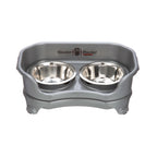 Elevated Mess-Proof Pet Feeding Station, Spill-Containment Design and Dishwasher-Safe Stainless Steel Bowls source image 1