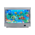 Rotating Tropical Fish Table Lamp for Soft Ambient Light, Quiet Motion in a 10-Inch Y2K-Inspired Design source image 1
