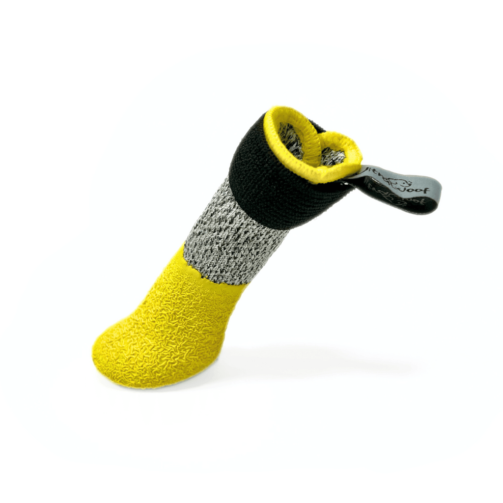 All-Season Dog Boots, Flexible Grip Soles in a Lightweight Set of Four for Hot Pavement and Winter Walks source image 1