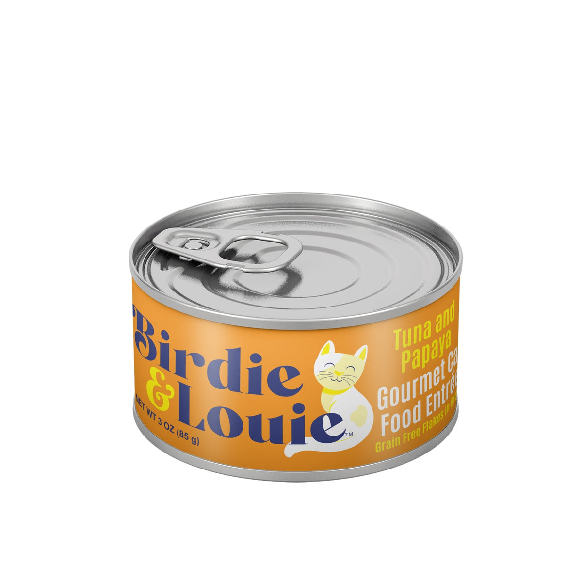 Tuna and Papaya Wet Cat Food with Flakes in Broth for Hydration Digestive Support and Complete Nutrition product image 1