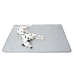 Cooling Waterproof Dog Blanket in Arctic Grey for Indoor Comfort and Furniture Protection, Two Sizes source image 1
