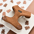 Adjustable Neck Dog Harness in Teddy Texture, Lightweight Walking Vest for XXS to Large Dogs source image 1