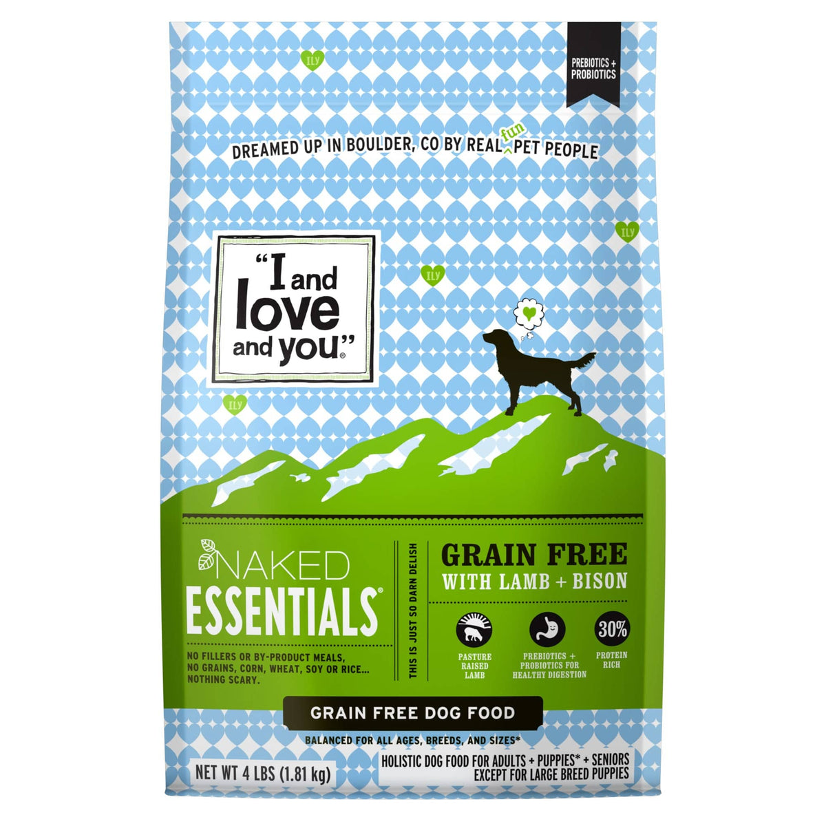 Lamb and Bison Grain-Free Dry Dog Food, Protein-Rich Kibble for Everyday Adult Dog Nutrition source image 1