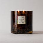 Tortoiseshell Scented Candle in Red Currant, 22.7 oz Soy Blend Wax with Paper and Cotton Wicks source image 1