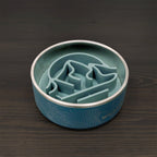 Silicone Slow Feeder Insert for Dog Bowls, Suction-Base Mealtime Puzzle in Two Practical Sizes source image 1