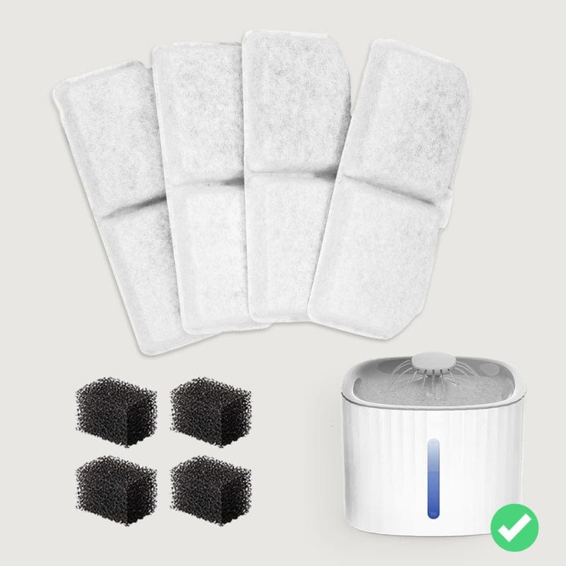 Triple-Filtration Cat Water Fountain Replacement Filters for Fresher Everyday Drinking Water source image 1