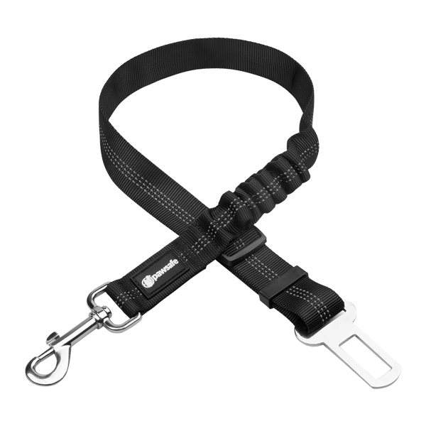 Adjustable Dog Car Seatbelt, Shock-Absorbing Bungee Tether Sold as Single, Two-Pack or Three-Pack Sets source image 1