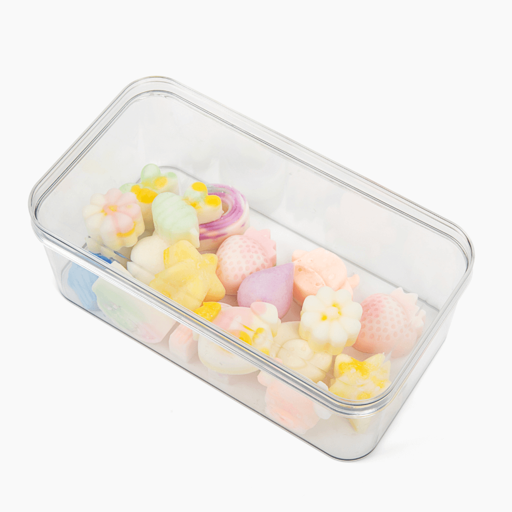Frozen Pet Treat Storage Container, Stackable Recyclable Plastic Bin with Lid for Homemade Treat Molds source image 1
